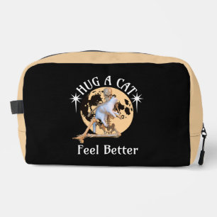 Hug eine Katze, fühle dich besser Skelett umarmt K Waschbeutel