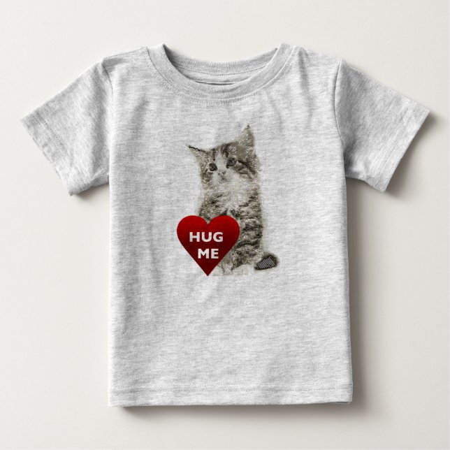Hug Me - Baby Fine Jersey T - Shirt (Vorderseite)