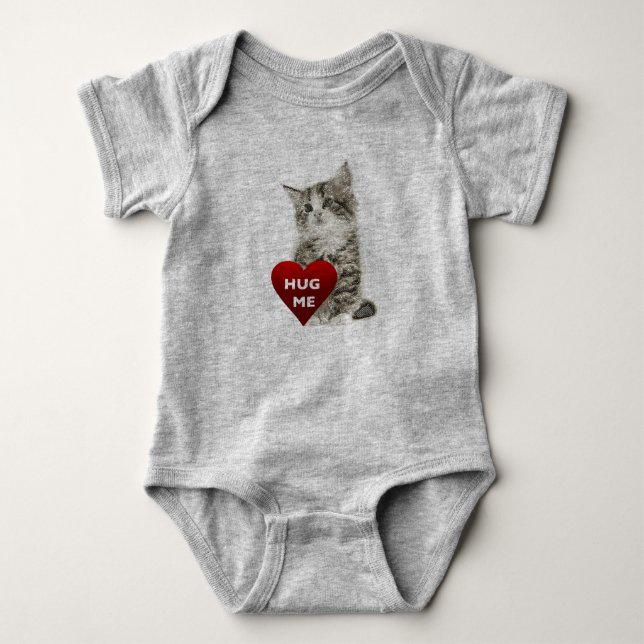 Hug Me - Baby Jersey Bodysuit Baby Strampler (Vorderseite)