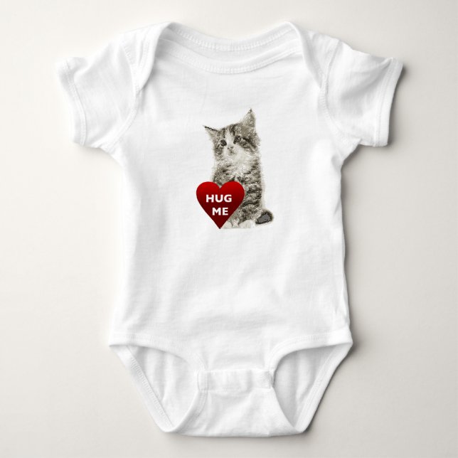 Hug Me - Baby Jersey Bodysuit Baby Strampler (Vorderseite)