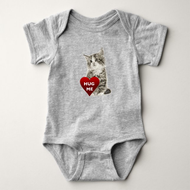 Hug Me - Baby Jersey Bodysuit Baby Strampler (Vorderseite)