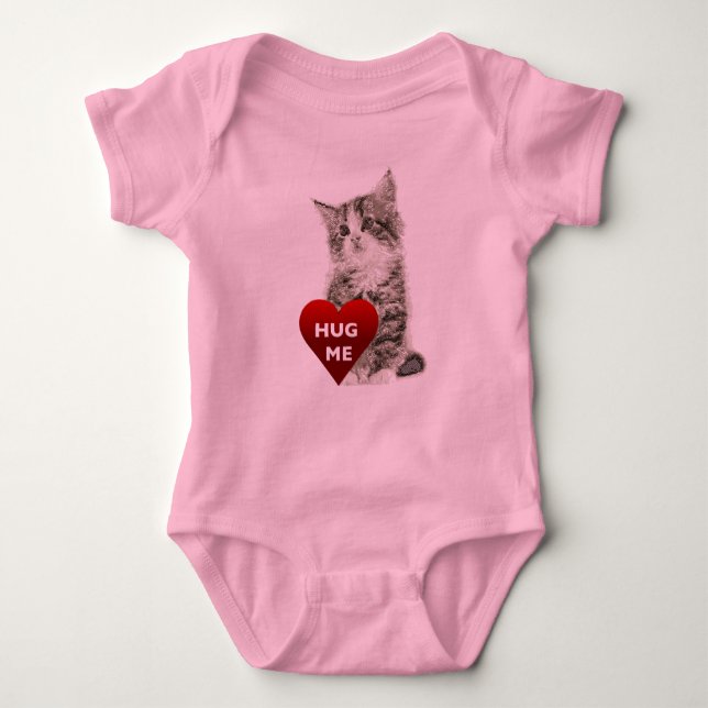 Hug Me - Baby Jersey Bodysuit Strampler (Vorderseite)
