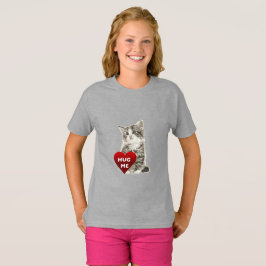 Hug Me - Der grundlegende T - Shirt von Mädchen