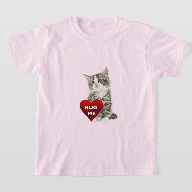 Hug Me - Der grundlegende T - Shirt von Mädchen (Ablage )
