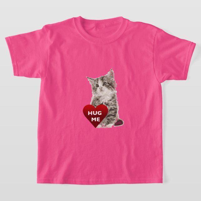 Hug Me - Der grundlegende T - Shirt von Mädchen (Ablage )
