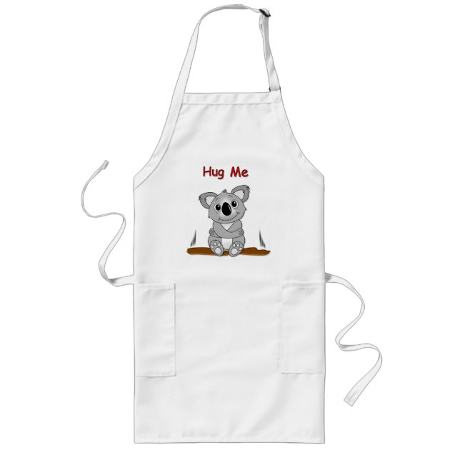 Hug Me Koala Lange Schürze (Vorne)