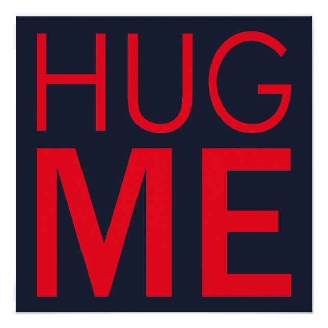 Hug me poster (Vorderseite)