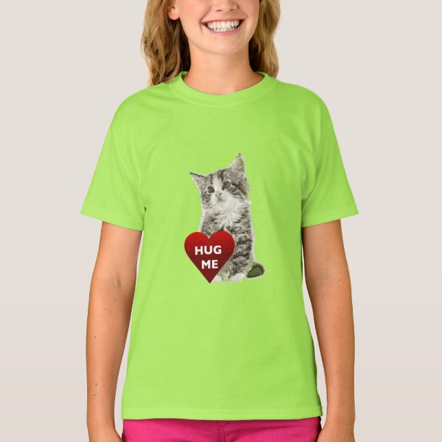 Hug Me - T-Shirt basique pour filles (Devant)