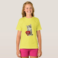 Hug Me - T-Shirt basique pour filles