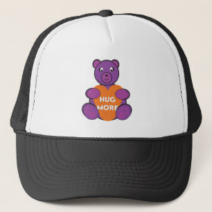 Hug More Teddy Bear Trucker Hat Truckerkappe