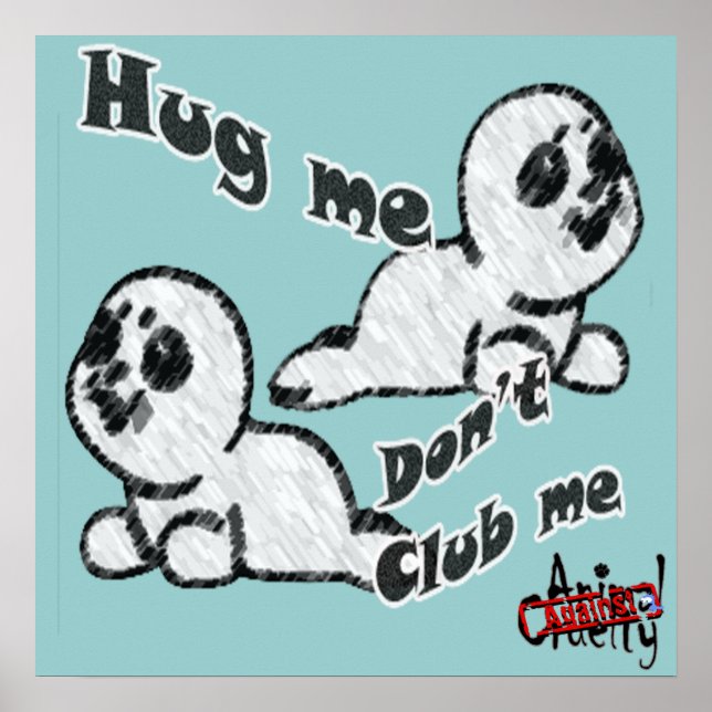 Hug, ne pas faire de club Poster (Devant)