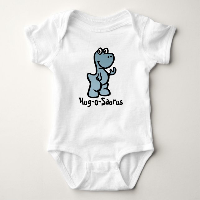 Hug-o-Saurus Dino Joy Baby Bodysuit Strampler (Vorderseite)