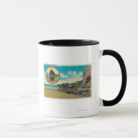 Hug Point in Cannon Beach und Haystack Rock