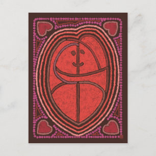 Hug Postkarte