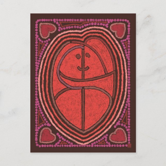 Hug Postkarte (Vorderseite)