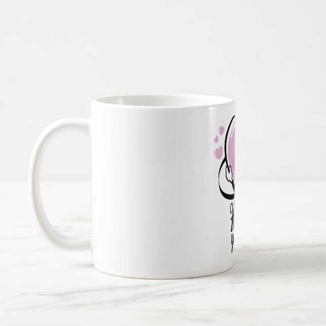 HUG Sie selbst Tasse (Links)