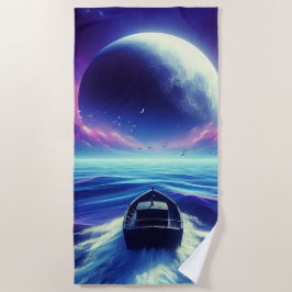 Huge Moon Strandtuch