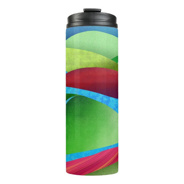 Hügel auf Eis Thermosbecher (Vorderseite)