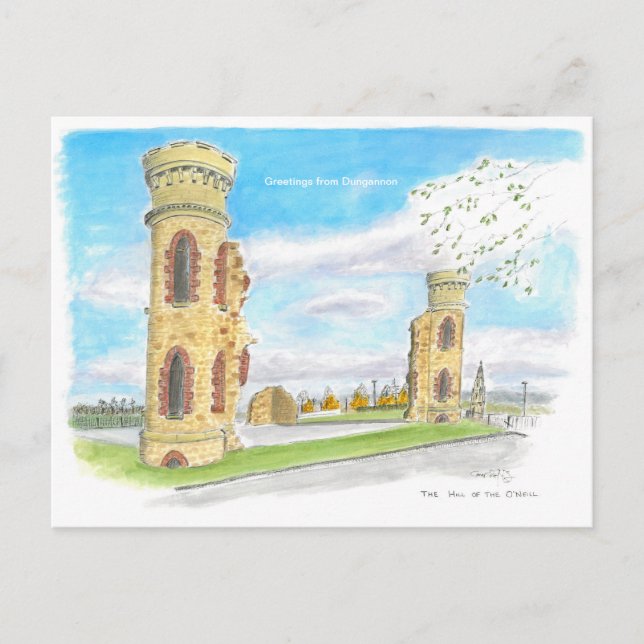Hügel der Postkarte O`Neill (Vorderseite)