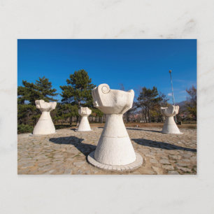 Hügel der Unbesiegten, Prilep, Mazedonien Postkart Postkarte