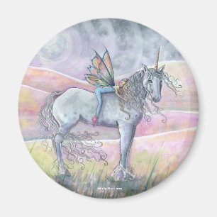 Hügel des Zaubermagazins Fairy and Unicorn Magnet