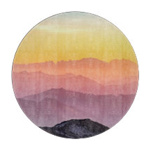 Hügel Landschaft Regenbogenfarben