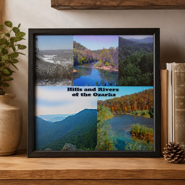 Hügel und Flüsse der Ozarks Fliese (Hills and Rivers of the Ozarks Tile)