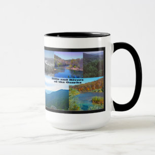 Hügel und Flüsse der Ozarks Tasse