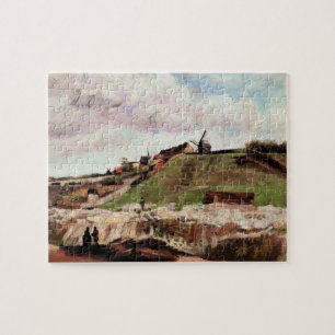 Hügel von Montmartre mit Steinbruch von Vincent va