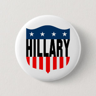 Hügelclinton : Sterne & Streifen : Button