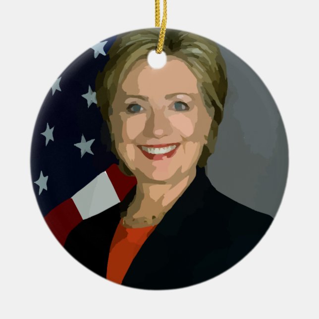 Hügelklammer Keramik Ornament (Vorne)