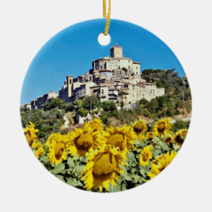 Hügelstadt von Narni, Blumen Umbriens, Italien Keramik Ornament