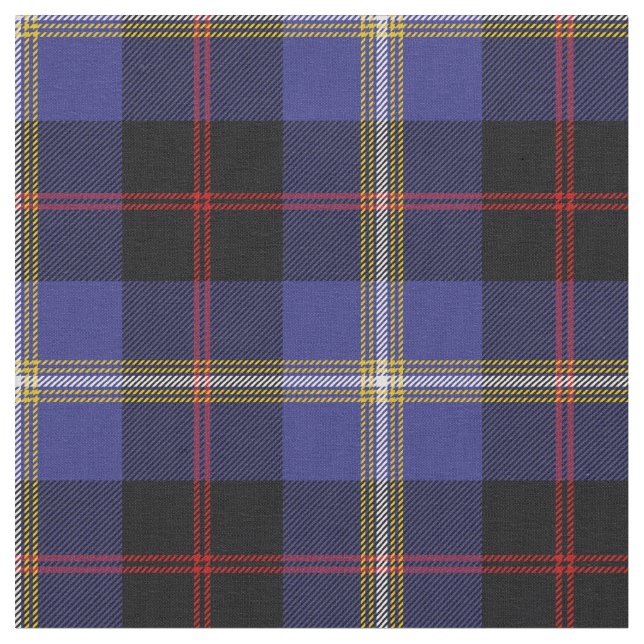 Hügeltartan-Druck Stoff (Nahaufnahme)