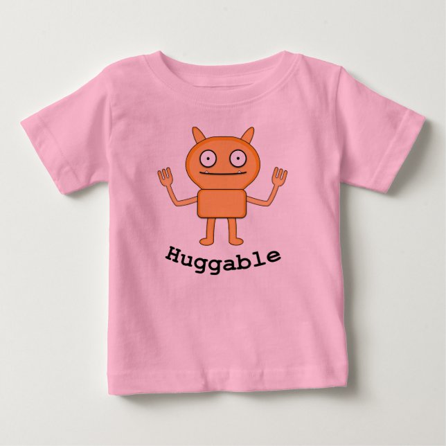 Huggable - Baby Fine Jersey T - Shirt (Vorderseite)