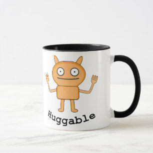 Huggable - Black 11 oz Ringer Tasse