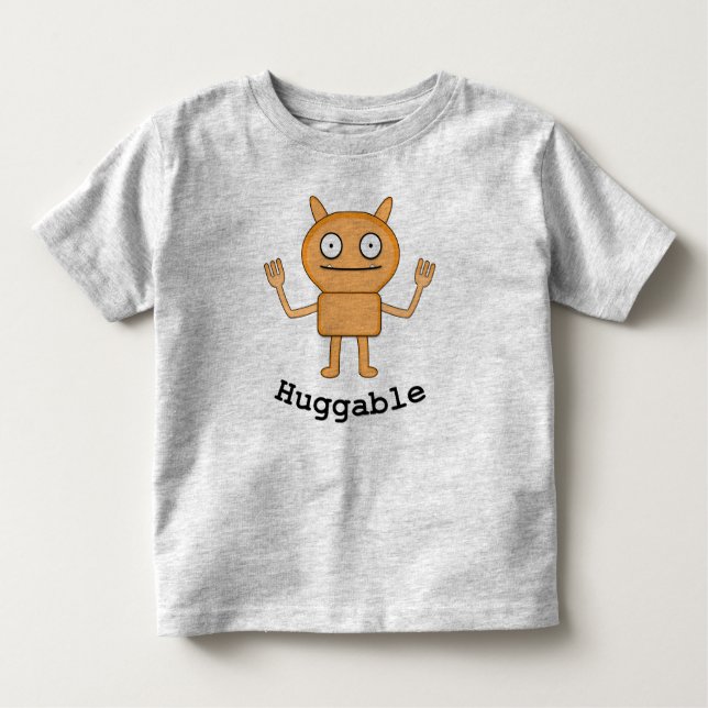 Huggable - Kleinkind Fine Jersey T - Shirt (Vorderseite)