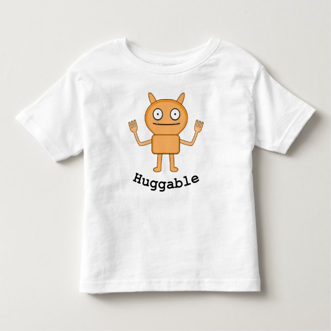 Huggable - Kleinkind Fine Jersey T - Shirt (Vorderseite)