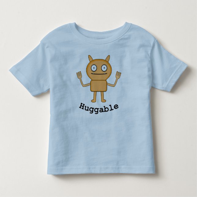 Huggable - Kleinkind Fine Jersey T - Shirt (Vorderseite)