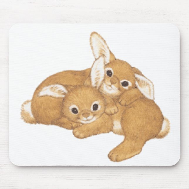 Huggy Häschen Mousepad (Vorne)