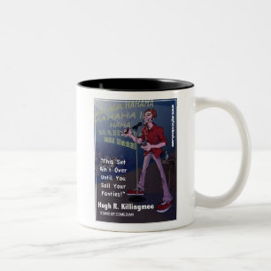 Hugh R. Killingmee- myFarcebook.com Fastfood- Zweifarbige Tasse