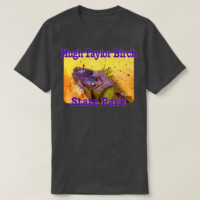 Hugh Taylor Birch Staat Park Florida T-Shirt (Design vorne)
