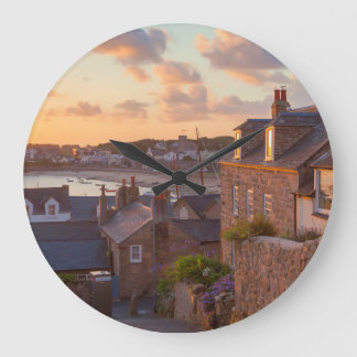 Hugh Town, Isles of Scilly Large Clock Große Wanduhr