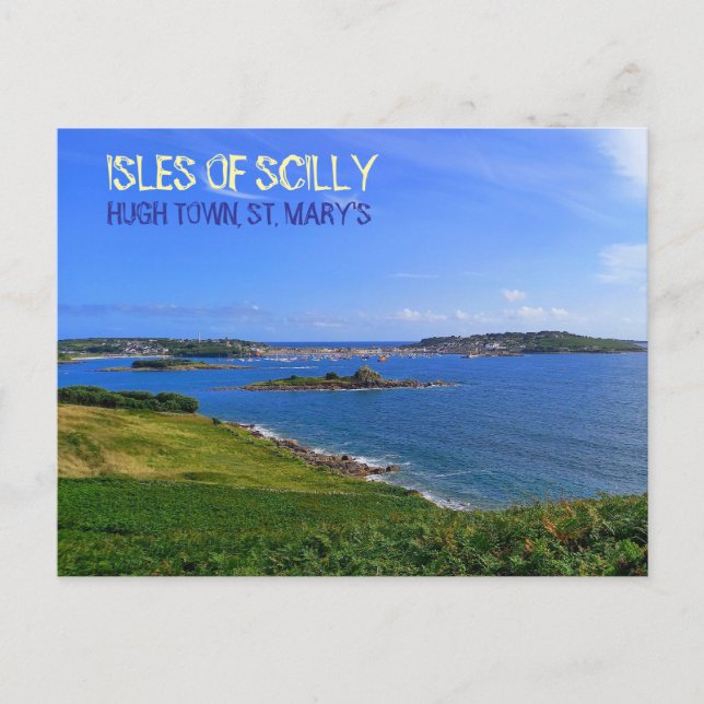 Hugh Town - St. Mary's - Isles Of Scilly Postkarte (Vorderseite)