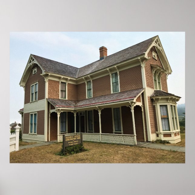 Hughes House, Cape Blanco, Oregon Coast Poster (Vorne)