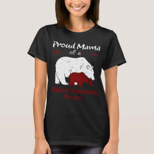 Hughes-Syndrom-Bewusstsein Stolz Mama Bär T-Shirt