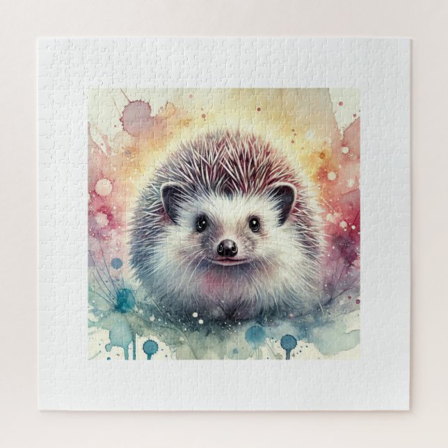 Hughs Hedgehog 280624AREF115 - Watercolor (Vertikal)