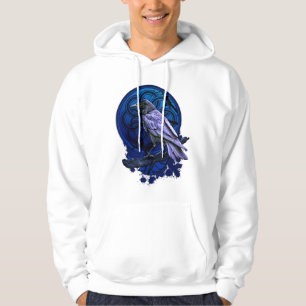Huginn der Rabe Mitternacht Nordische Nachrichten Hoodie