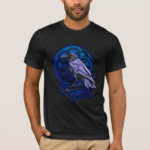 Huginn der Rabe Mitternacht Nordische Nachrichten T-Shirt
