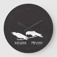 Huginn und Muninn Wikinger Raben nordeuropäische T