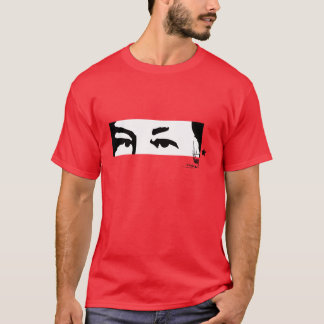 Hugo Chávez: Augen kennzeichnet und T-Shirt
